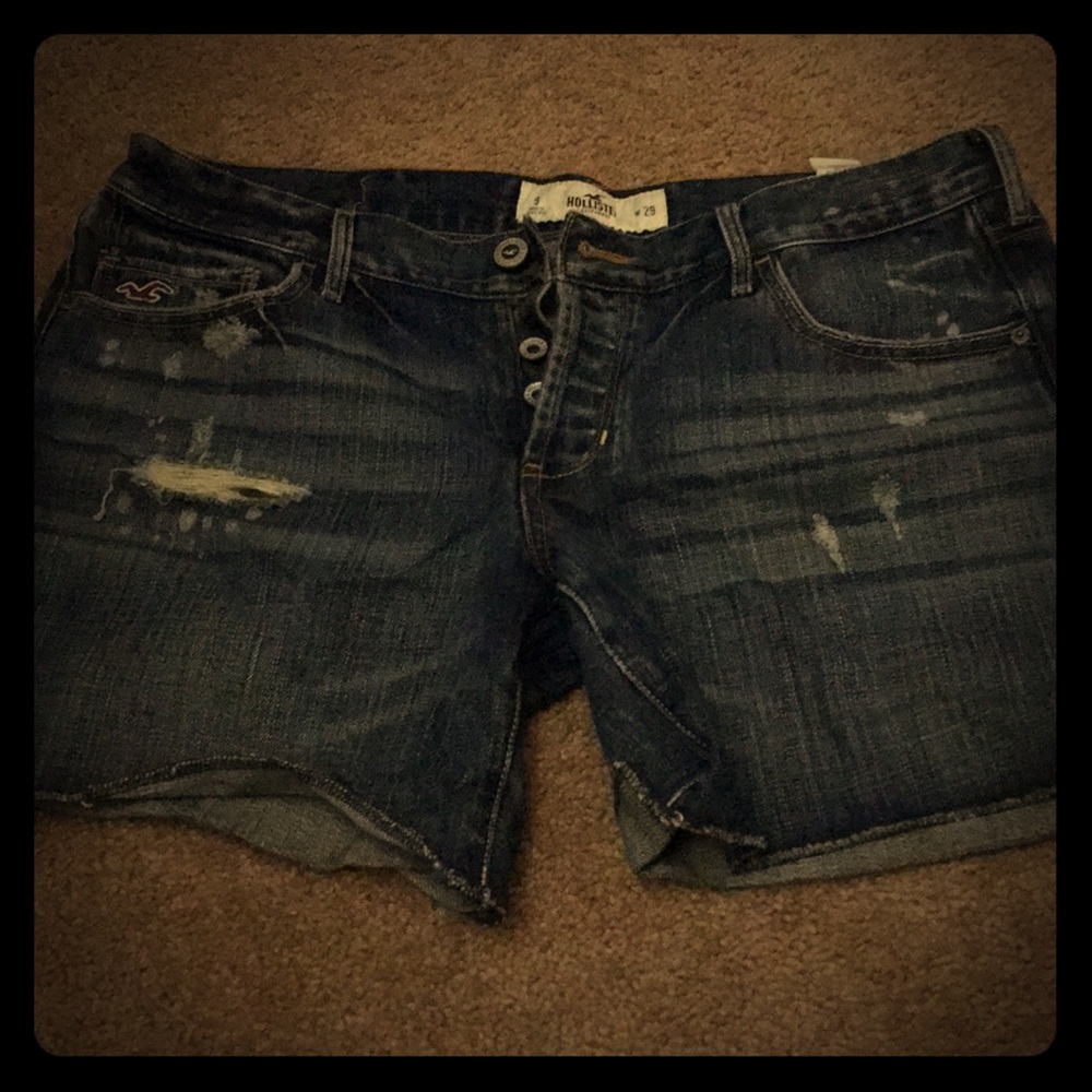 Hollister jean shorts